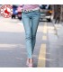 Cool style light slim jeans