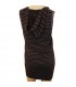 Brown sparkle knitted dress