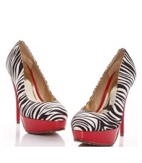 Sexy hot zebra Streifen Schuhe