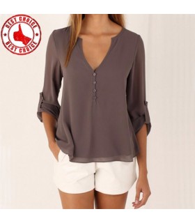 Casual long sleeve blouse
