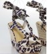 Sexy leoparden Sandale mit Keilabsatz