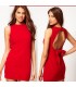 Mini-robe chic et Rouge
