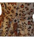 Leopard vestito da svago tessile morbido