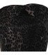 Modello Leopard mini abito senza bretelle sexy