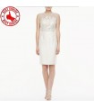 Simple white sequins dress