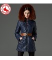 Quality down jacket with collar fur
