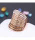 Austrian crystal rose gold plated ring