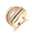 Vintage style gold plated ring
