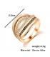 Vintage style gold plated ring