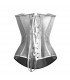 Maglia di acciaio disossato corsetto nero