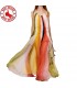 Satin-Kleid mit handgenähten Federn