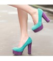 Chaussures de couleur fantaisie