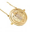 Time turner rotating hourglass pendant necklace