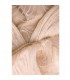 Robe en dentelle de Chantilly brodée en mousseline de soie brodée à la main
