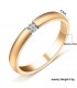 17 KM gold plated crystal ring