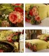 Les draps de lit de fleurs Vintage
