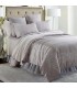 Elegant grey embroidery Bed sheets
