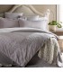 Elegant grey embroidery Bed sheets