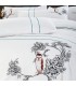 Owl embroidery Bed sheets