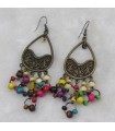Beautiful boho style colored earrings 