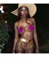 African style colored and gold swimwear
