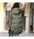Winter jacket hooded cotton padded coat