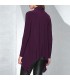 Purple v-neck blouse