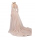 Embellished silk Chantilly dress