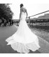Wunderschönes romantisch rückenfreies sexy Hochzeitskleid