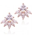 18K gold plated snowflake earrings