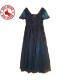 Abend blaues Kleid