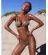 Brasilianischer einfacher grüner Bikini