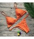 Bikini orange brésilien simple