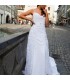 Schönes romantisch rückenfreies sexy Hochzeitskleid