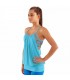 Women loose fitness sleeveless tank top