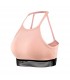 Sexy back pink sport bra
