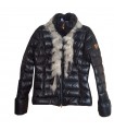 Quality down  thin jacket with fur and wool Rossignol