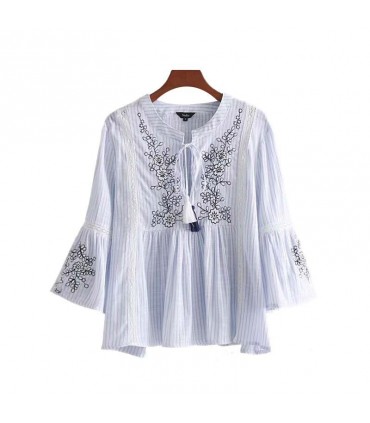 Red Queen Lace Blouse white embroidered lettering casual look Fashion Blouses Lace Blouses 