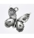 Silberne Schmetterlings Ohrringe