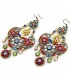 Colored  boho style earrings