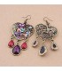 Retro bohemian dangle earrings 