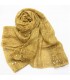 Glitter viscose shimmer mustard-yellow scarf