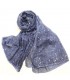 Glitter viscose shimmer blue scarf