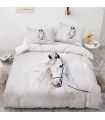 Drap de lit cheval blanc