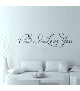 PS I love you wall sticker