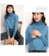 Cashmere cotton blend turtleneck sweater