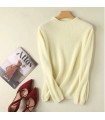 Yellow mink cashmere  sweater