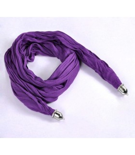 Morbida sciarpa di cotone viola
