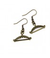 Hanger bronze earrings 