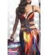 Robe longue sexy couleur embelli